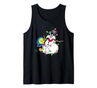 Looney Tunes Tweety and Sylvester The Snowman Christmas Camiseta sin Mangas