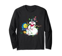 Looney Tunes Tweety and Sylvester The Snowman Christmas Manga Larga