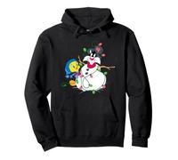 Looney Tunes Tweety and Sylvester The Snowman Christmas Sudadera con Capucha