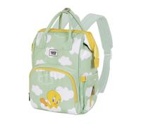 Looney Tunes Tweety Clouds Mommy Backpack, Green