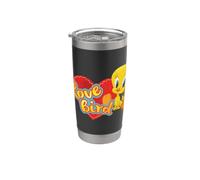 Looney Tunes Tweety Love Bird Valentine's Day Vaso térmico de acero inoxidable de doble pared