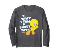 Looney Tunes Tweety Puddy Tat Manga Larga