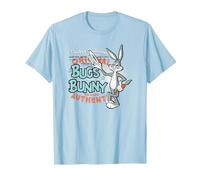Looney Tunes Vintage Bugs Bunny Camiseta, Hombre, Azul Bebé, L