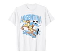 Looney Tunes Wile E Coyote Argentina Soccer Futbol Camiseta