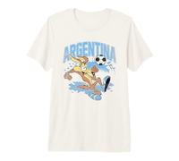 Looney Tunes Wile E Coyote Argentina Soccer Futbol Camiseta Premium