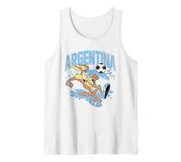 Looney Tunes Wile E Coyote Argentina Soccer Futbol Camiseta sin Mangas