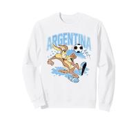 Looney Tunes Wile E Coyote Argentina Soccer Futbol Sudadera