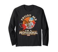 Looney Tunes Wile E Coyote I'm A Professional Manga Larga