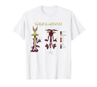 Looney Tunes Wile E. Coyote Retro Color Code Camiseta