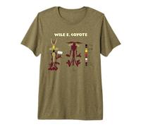 Looney Tunes Wile E. Coyote Retro Color Code Camiseta Premium