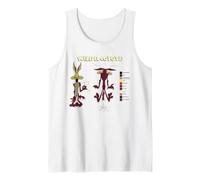 Looney Tunes Wile E. Coyote Retro Color Code Camiseta sin Mangas