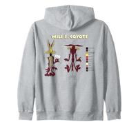 Looney Tunes Wile E. Coyote Retro Color Code Sudadera con Capucha