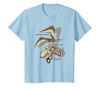 Looney Tunes Wile E. Coyote X-Ray Camiseta, Niños, Azul Bebé, 12 años