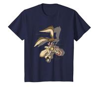 Looney Tunes Wile E. Coyote X-Ray Camiseta, Niños, Azul Marino, 12 años