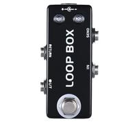 Loop Box Mini Pedal de Efecto Guitarra Looper Ruta Selección Pedal True Bypass Full Metal Shell Piezas de Guitarra Accesorios
