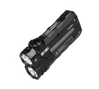 LOOP GEAR Linterna LED Alta Potencia 2850 Lúmenes - 6000mAh Recargable Linterna EDC Súper Brillante de Luz Lateral, Banco de Energía Portátil, Inundación/Proyector