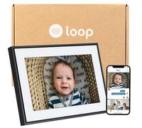 Loop Marco de Fotos Digital Wi-Fi con Pantalla táctil, Pantalla de 10 Pulgadas, el único Marco para ofrecer Fotos de Mensajes de Texto Directamente al Marco, aplicación fácil de Usar, Regalo para