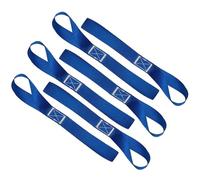Loop Tie Down Rope - Set of 6 Securing Straps | Durable Trailering Fixing Cords for Lawn Equipment, Heavy Duty Cargo Fastener for Truck, Motorcycle, Camping Gear, Outdoor Utility Accessory for Wheelch