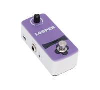 Looper de Guitarra, Mini Pedal de Efectos, Control de Interruptor único, Aleación de Zinc para Práctica en Escenario y Grabación Musical