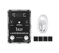 Looper Pedal Drum Machine Bucle Bloque de Bloque Pedal Ritmos de Doble Paso de Looper