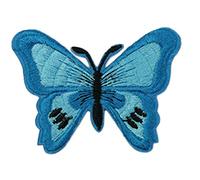 Loophole - Parches adhesivos para ropa, bordados a mano, diseño de mariposa para coser o planchar, accesorios para decoración de ropa, bricolaje y procesamiento creativo atractivo