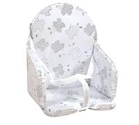 Looping Cojín trona bebé Baby Snug Pad, impermeable con correas, hecho en Francia, Conejo Casis