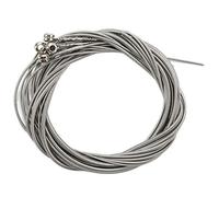 LOOR 4 piezas accesorios de guitarra baja cuerda baja acero inoxidable medidor plateado plata cuerda guitarra Accesorios música bajo