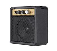 LOOR Mini amplificador de guitarra amplificador altavoz 5 W con entrada de 6,35 mm, salida de auriculares de 1/4 pulgadas, soporta ajuste de tono de volumen