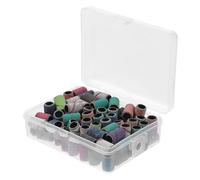 LOORGVEL 1 caja Kit de Bandas de Lijado para Torno de Uñas Mixtas Pulido y Limado Duradero para Manicura y Pedicura Caja Práctica para Almacenamiento Portátil