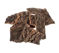 LOORGVEL 10 Piezas Kit Corteza Natural para Reptiles Plataforma de Escalada y Decoración para Terrarios Resistente y Color Champán para Escondites y Entrenamiento de Mascotas Pequeñas