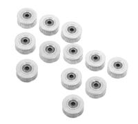 LOORGVEL 10 Poleas Tensoras De 20 T De Distribución De 20 Dientes De Rueda Síncrona De Aluminio para Robótica para Correa De 6 Mm De Distribución