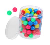 LOORGVEL 100 Piezas Plásticas Huecas para Montessori de Clasificación Stem Material Didáctico Colorido para Preescolar y Experimentos Educativos