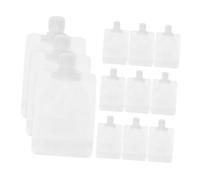 LOORGVEL 12 piezas Cosméticas Reutilizables con Boquilla Autoportante para Viaje Dispensador Hermético y Portátil para Loción Estuche de Almacenamiento Seguro y Duradero