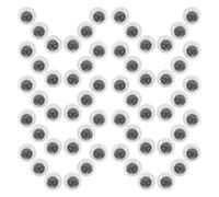 LOORGVEL 180piezas Unidades Ojos Móviles Autoadhesivos de Negro Blanco para Manualidades Infantiles Juguete Animal DIY Scrapbooking Halloween Navidad
