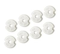 LOORGVEL 2 Juegos Filtros de Repuesto para Fuente de Agua para Mascotas Filtro de Ranura para Eliminar Impurezas Compatible con Bebedero para Perros y Gatos y Protector Abs