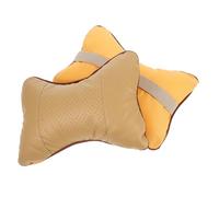 LOORGVEL 2 Piezas Almohadas Cervicales para Coche Cojines Ergonómicos para Soporte y Protección del Cuello Descanso Cómodo y Correcta Viaje