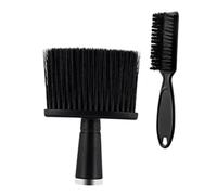 LOORGVEL 2 piezas Cepillos para Peluquería y Barbería Cepillo Suave para Limpieza de Cabello Cortado Cuello para Salón y Barbería Duradero y Fácil de Limpiar