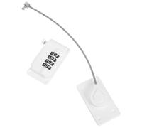 LOORGVEL 2 Piezas Cerraduras Autoadhesivas para Refrigerador y Ventana Bloqueo Ajustable para Seguridad Infantil Protección para Congelador Horno y Cajones Instalación sin Taladro