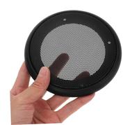 LOORGVEL 2 Piezas de Rejilla para Altavoz de Coche Protector de Metal con Malla para Subwoofer Fácil Instalación Compatible con Modelos Negro