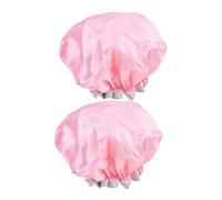LOORGVEL 2 piezas Gorros de Ducha Impermeables EVA Doble Unidades para Adultos Protección Cabello Diario Baño