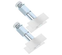 LOORGVEL 2 Piezas Guía de Piso para Puertas de Deslizador de Resistente Repuesto Esencial para Reparación de Elevadores Compatible con Puertas de Vestíbulo y Piso