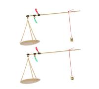 LOORGVEL 2 Piezas Handheld Scale Precision Vintage Kitchen Weighing For Herbs Tea Jewelry Cooking And Traditional Chinese Medicine