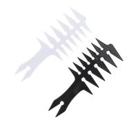 LOORGVEL 2 piezas Peine de Peluquería Vintage de Dientes Anchos para Hombre Peine Ergonómico para Estilismo de Cabello Combs Profesionales para Salón de Unidades Color Color Aleatorio