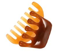 LOORGVEL 2 piezas Peine Masajeador de Cabelludo Peine de Dientes Anchos de Resina y Cera de Abejas para Masaje y del Diseño Duradero y Portátil para Cuidado Capilar