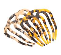 LOORGVEL 2 piezas Peines de Cabello Vintage de Acetato Peinetas Ligeras y Duraderas para Peinados Femeninos con Diseño de Leopardo Accesorios para Mujer y Novia