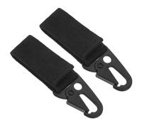 LOORGVEL 2 Piezas Táctico Gancho Colgante de Nylon Mosquetón Multiusos para de Fuego para Camping y Actividades