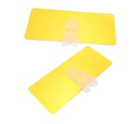 LOORGVEL 2 Piezas Visera para Coche Antideslumbrante Protección UV Reducción de Deslumbramiento Ajustable para Ventana Parabrisas Conducción Segura