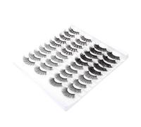 LOORGVEL 20 pares Pestañas Postizas Naturales Realistas para Maquillaje Diario Cómoda y Efecto Volumen Accesorios de Belleza para Ojos Atractivos