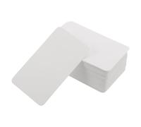 LOORGVEL 200 Piezas Tarjetas de Repaso Blancas sin Renglones Cartulina Blanca Doble Cara Bolsillo Fichas Estudio Resistentes para Aprendizaje de Vocabulario y Material Escolar