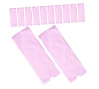 LOORGVEL 200 piezas Unidades Bolsas de PVC Semitransparente para Tatuajes Fundas Desechables para Máquinas y Rotuladores Protección Antipolvo Rosa para Artistas y Arreglos